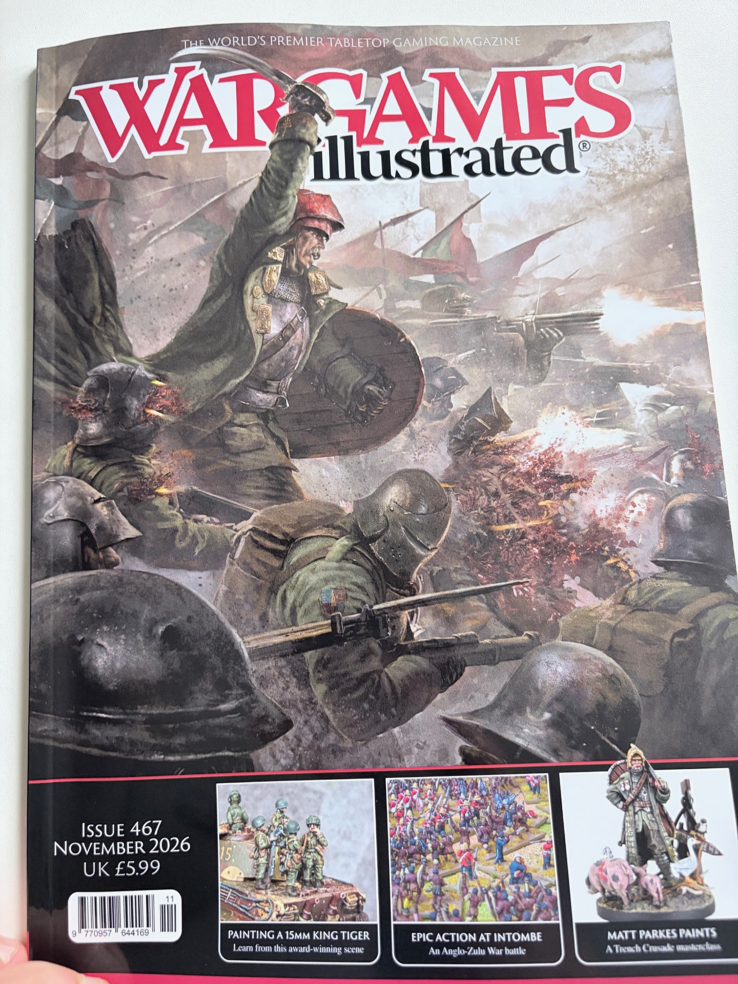 Front cover of Wargames Illustrated issue 467, November 2026